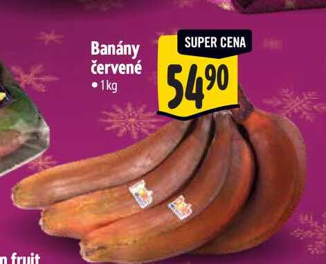 Banány červené 1kg