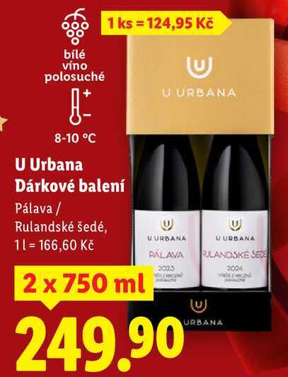 U Urbana Dárkové balení, 2x 750 ml
