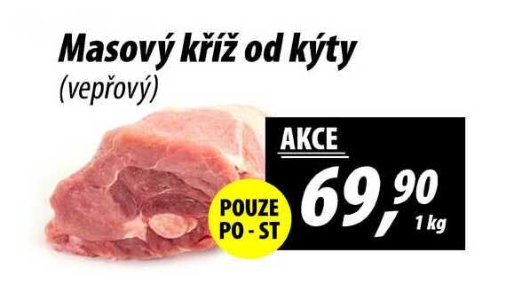 Masový kříž od kýty (vepřový), 1 kg
