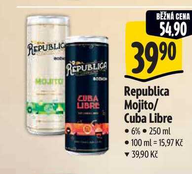 Republica Mojito/ Cuba Libre 250 ml