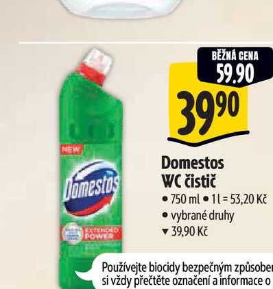 Domestos WC čistič 750 ml