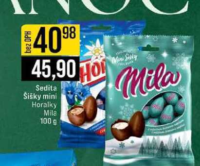 Sedita Šišky mini Horalky Mila 100 g