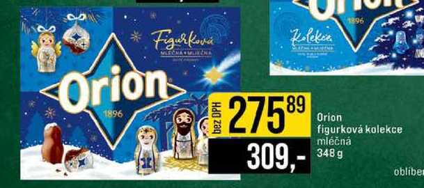 Orion figurková kolekce mléčná 348 g 