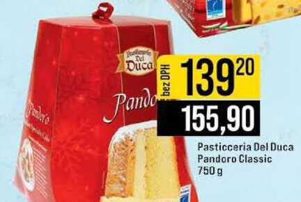 Pasticceria Del Duca Pandoro Classic 750 g 