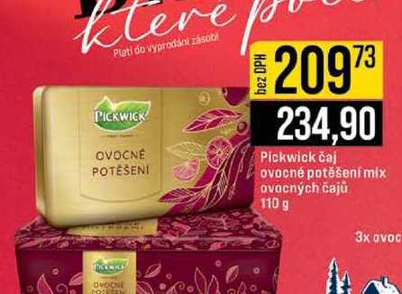 Pickwick čaj ovocné potěšení mix ovocných čajů 110 g