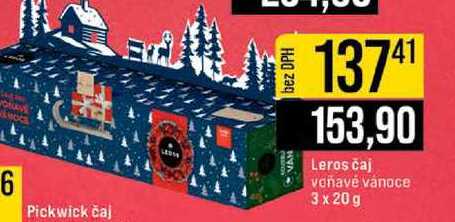 Leros čaj voňavé vánoce 3x20g