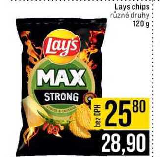 Lays chips různé druhy 120 g