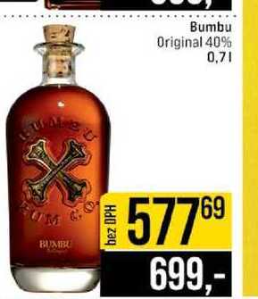Bumbu Original 40% 0,7l