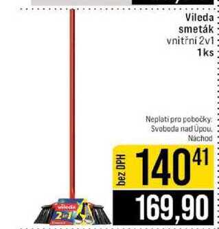 Vileda smeták vnitřní 2v1 1ks