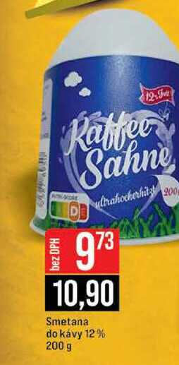 Smetana do kávy 12% 200 g