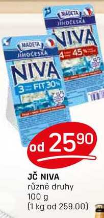 JČ NIVA různé druhy 100 g