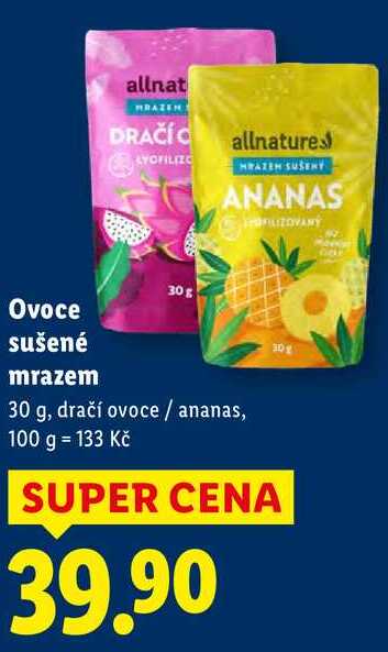 Ovoce sušené mrazem, 30 g