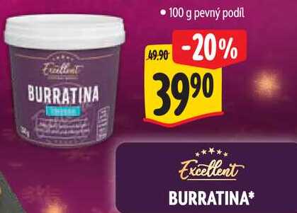 BURRATINA, 100 g pevný podíl