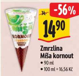 Zmrzlina Míša kornout, 90 ml
