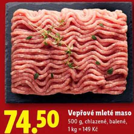 Vepřové mleté maso, 500 g