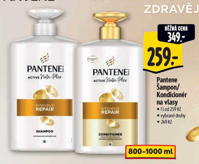 Pantene Kondicionér na vlasy, 800 ml