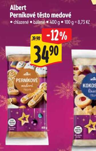 Albert Perníkové těsto medové, 400 g