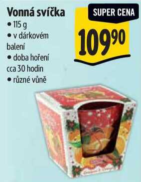 Vonná svíčka, 115 g