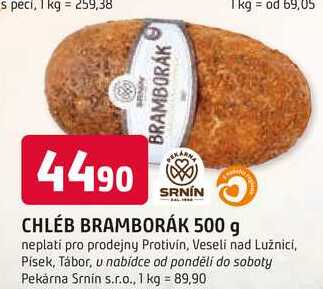CHLÉB BRAMBORÁK 500 g