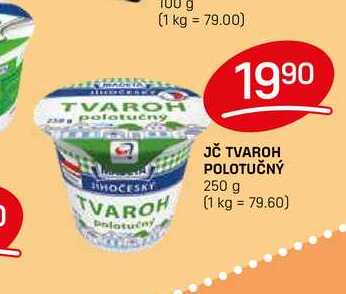 JČ TVAROH POLOTUČNÝ 250 g
