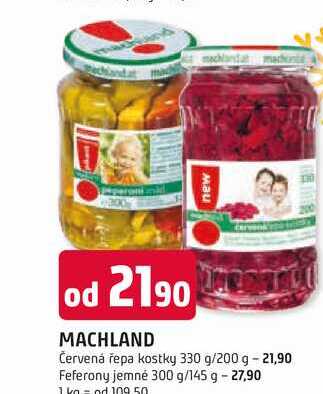 MACHLAND Červená řepa kostky 330 g/200 g 