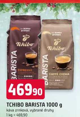 TCHIBO BARISTA 1000 g káva zrnková