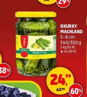 OKURKY MACHLAND 5-8 cm, 540 g