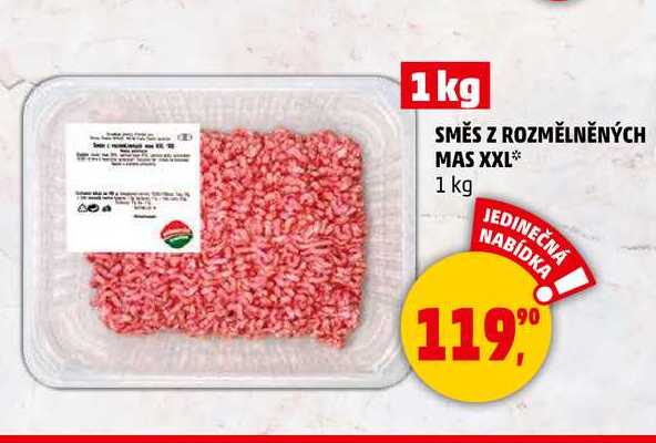 SMĚS Z ROZMĚLNĚNÝCH MAS XXL, 1 kg