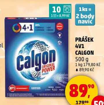 PRÁŠEK 4V1 CALGON, 500 g