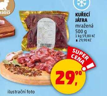KUŘECÍ JÁTRA, 500 g