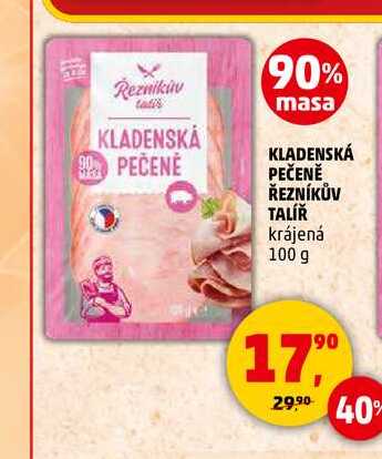 KLADENSKÁ PEČENĚ ŘEZNÍKŮV TALÍŘ, 100 g