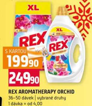 REX AROMATHERAPY ORCHID 36-50 dávek vybrané druhy