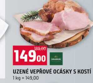 UZENÉ VEPŘOVÉ OCÁSKY S KOSTÍ 1kg