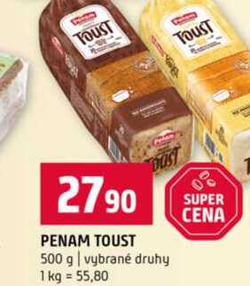 PENAM TOUST 500 g vybrané druhy