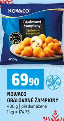 NOWACO Obalované Sampinony 400g