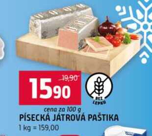 PÍSECKÁ JÁTROVÁ PAŠTIKA 100g