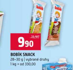 BOBÍK SNACK 28-30 g vybrané druhy