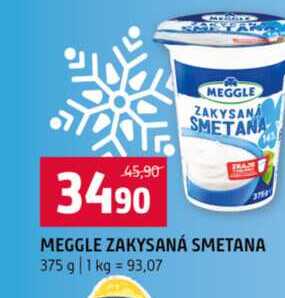 MEGGLE ZAKYSANÁ SMETANA 375 g
