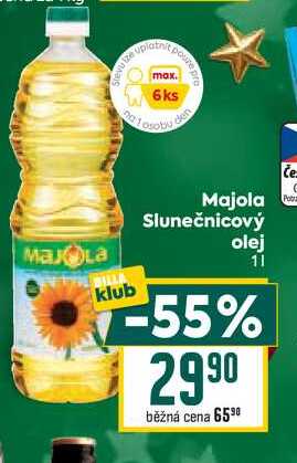 Majola Slunečnicový olej 1l 