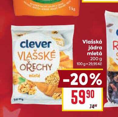 Vlašská jádra mletá 200 g