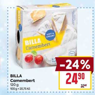 BILLA Camembert 120 g