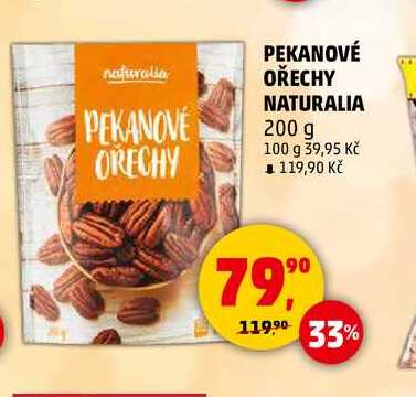 PEKANOVÉ OŘECHY NATURALIA, 200 g