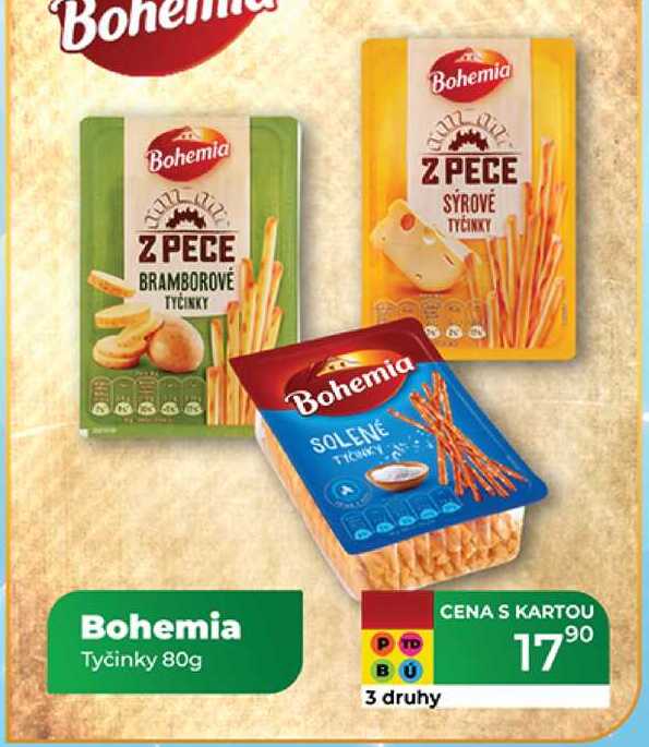 Bohemia Tyčinky 80 g