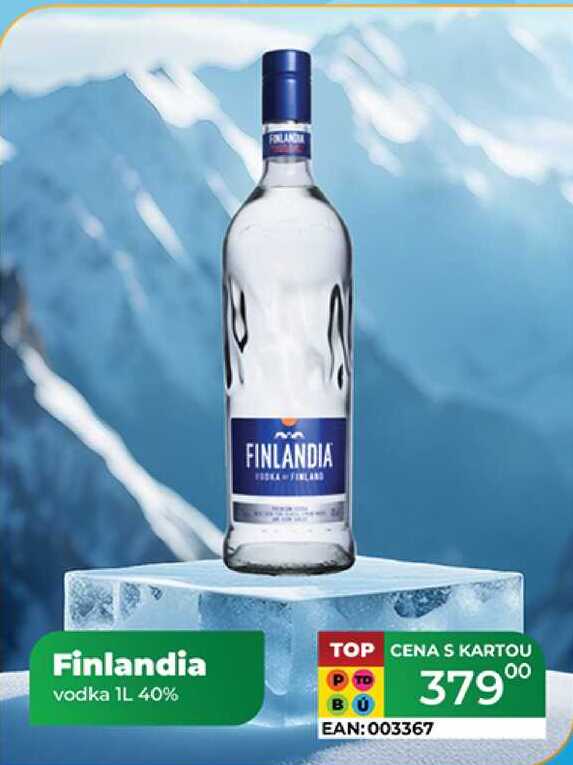 Finlandia vodka 40 % 1 l