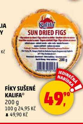 FÍKY SUŠENÉ KALIFA, 200 g