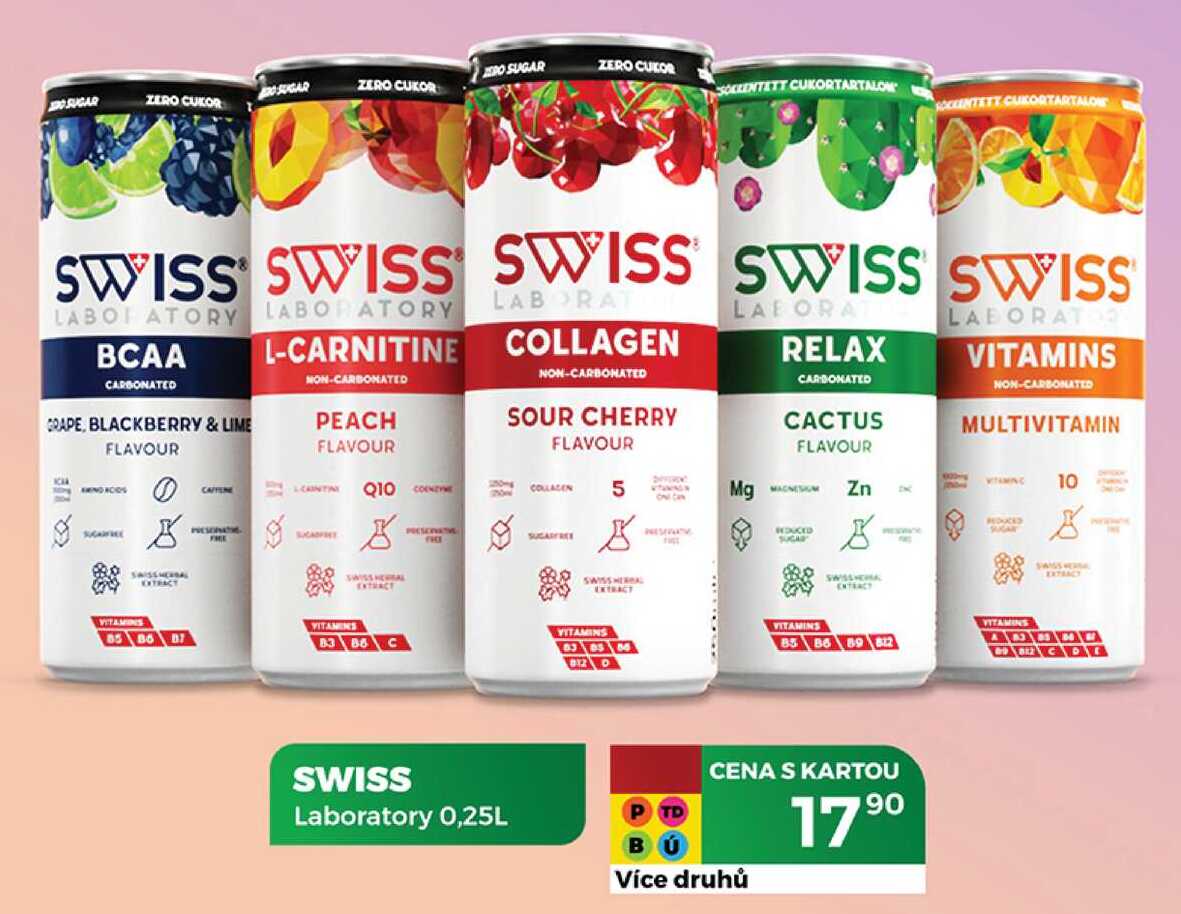 SWISS Laboratory nápoj 0,25 l