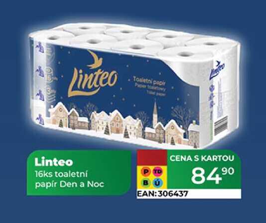 Linteo toaletní papír Den a Noc 16 ks