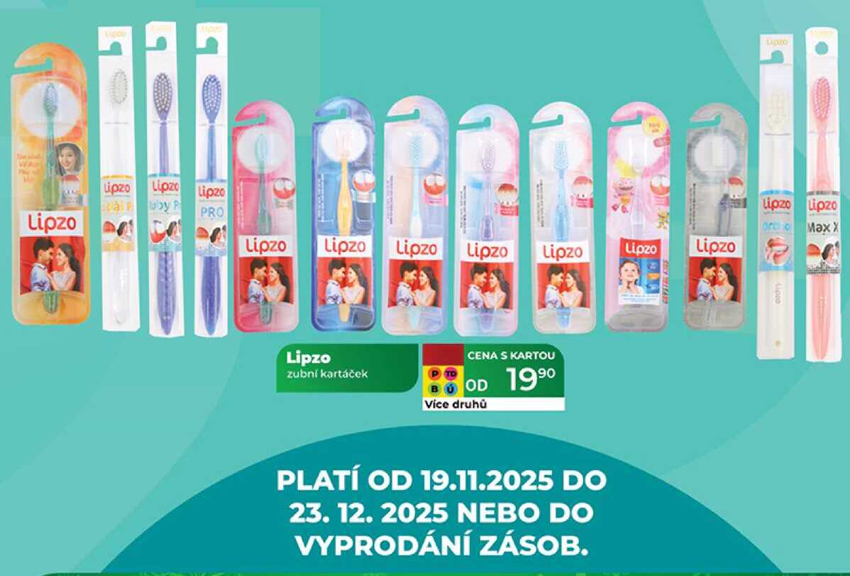 Lipzo zubní kartáček 1 ks