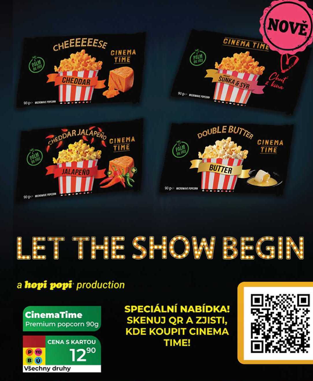 CinemaTime Premium popcorn 90 g