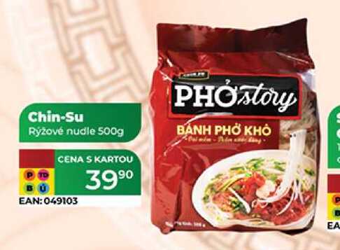 Chin-Su Rýžové nudle 500 g 